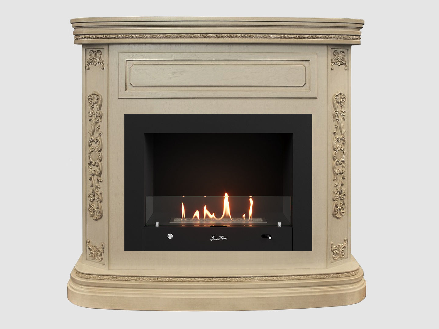 Каминный портал МДФ "Белла 1200" с биокамином Lux Fire "Фаер Бокс 4-30" (бежевый) Каминный портал МДФ "Белла 1200" с биокамином Lux Fire "Фаер Бокс 4-30" (бежевый) по цене 129 300 руб.