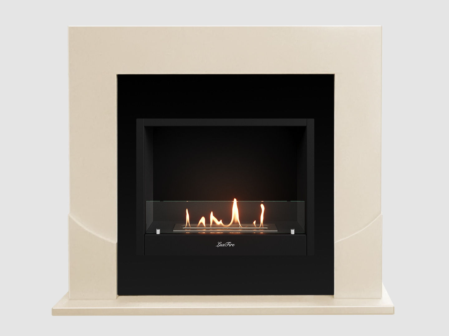 Каминный портал МДФ "Ассен 1200" с биокамином Lux Fire "Фаер Бокс 1 - 30" (бежевый) Каминный портал МДФ "Ассен 1200" с биокамином Lux Fire "Фаер Бокс 1 - 30" (бежевый) по цене 72 400 руб.