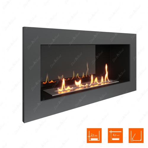 Биокамин SteelHeat ONE 800 стемалит Биокамин SteelHeat ONE 800 стемалит