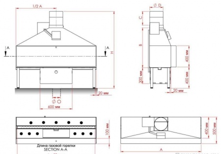 Газовая топка Vero Design NI G5 
Газовая топка Vero Design NI G5