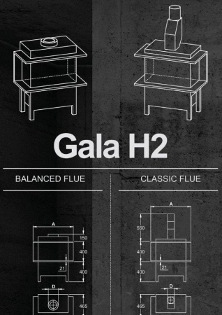 Газовая топка Vero Design GA 2 H2 
Газовая топка Vero Design GA 2 H2