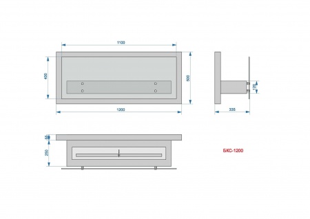 Настенный биокамин Lux Fire "Премьера" 1200 Настенный биокамин Lux Fire "Премьера" 1200 по цене 67 760 руб.