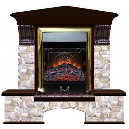 Бостон К Арбат угловой (дуб)+Majestic Brass