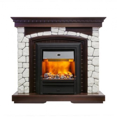 Glasgow белый (темный дуб)+Brookline Black