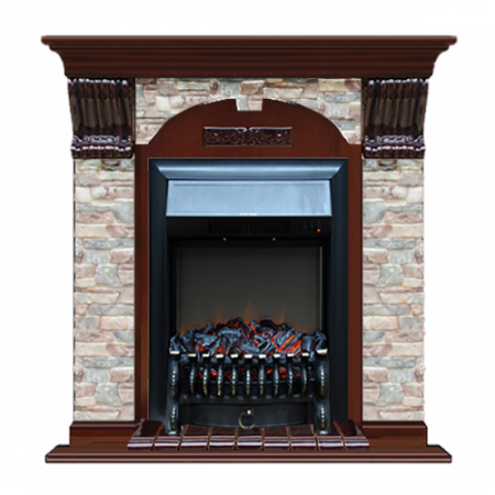 Арочный Грот цветной (красное дерево)+Fobos Black Арочный Грот цветной (красное дерево)+Fobos Black