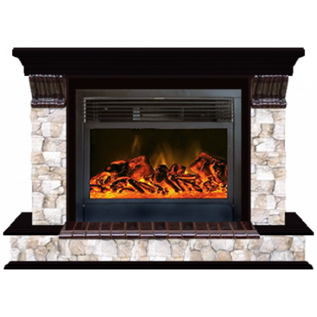 Панорама Арбат 28 (венге)+Newflame Панорама Арбат 28 (венге)+Newflame