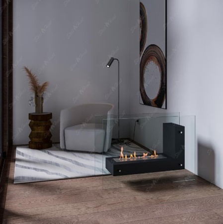 Биокамин напольный SteelHeat TETRISE 900 красный по цене 37 800 руб.