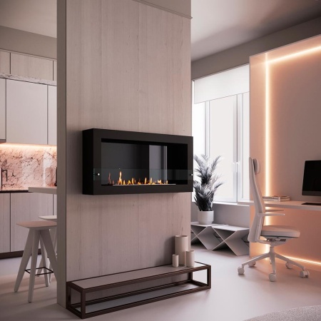 Биокамин SteelHeat WALL ONE 1100 черный Биокамин SteelHeat WALL ONE 1100 черный по цене 41 370 руб.