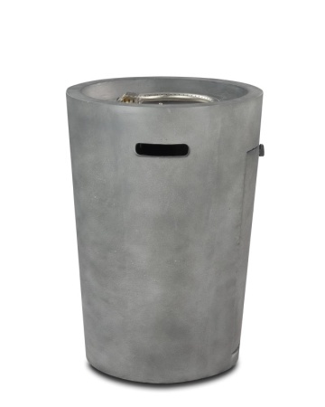 Газовый камин Round Grey