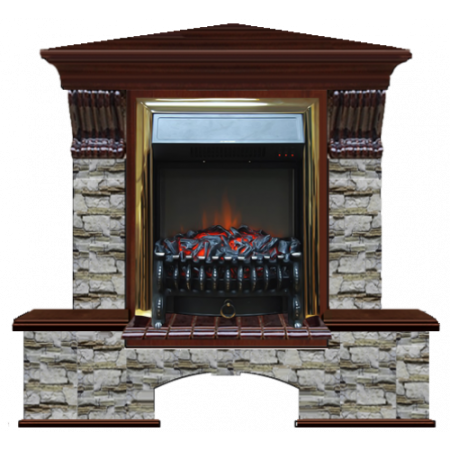 Бостон К Алтай угловой (красное дерево)+Fobos Brass