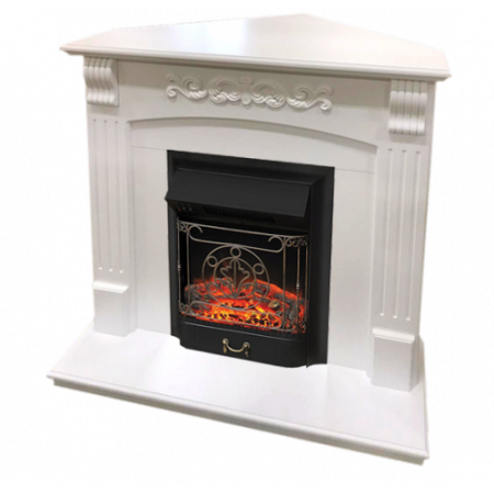 Sorrento угловой (белый дуб)+Majestic FX Black Sorrento угловой (белый дуб)+Majestic FX Black